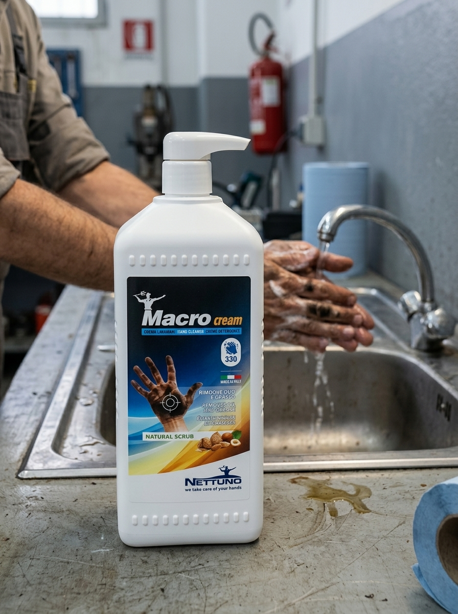 Macrocream - krema za čišćenje ruku 1000ml sa dispenzerom — Kreme za čišćenje ruku