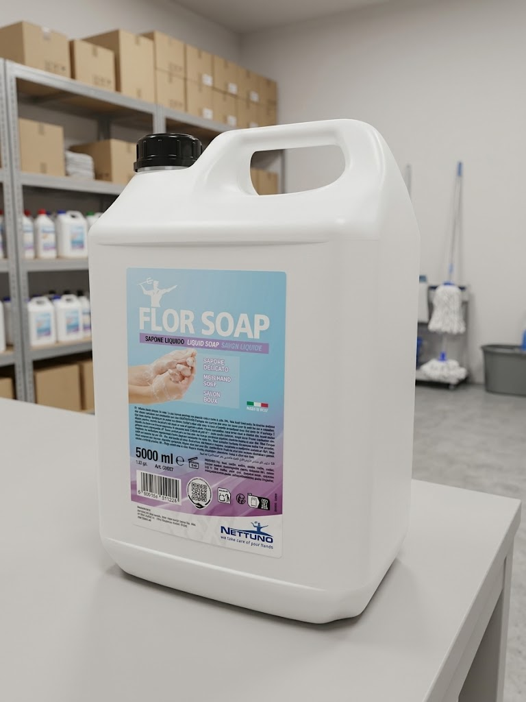 Flor soap - tečni sapun za svakodnevno pranje ruku, 5L — Sapuni
